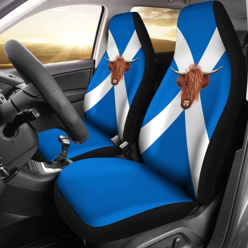 Scotland Highland Cow Car Seat Cover 144730