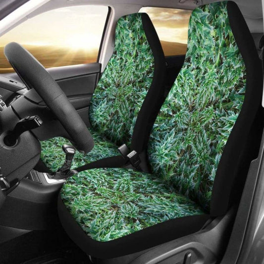Scotland Thistle Leafs Car Seat Covers 02 W8 174510 - YourCarButBetter