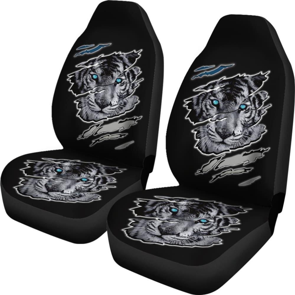 Scratch Tiger Printed Car Seat Covers 211103