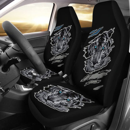 Scratch Tiger Printed Car Seat Covers 211103