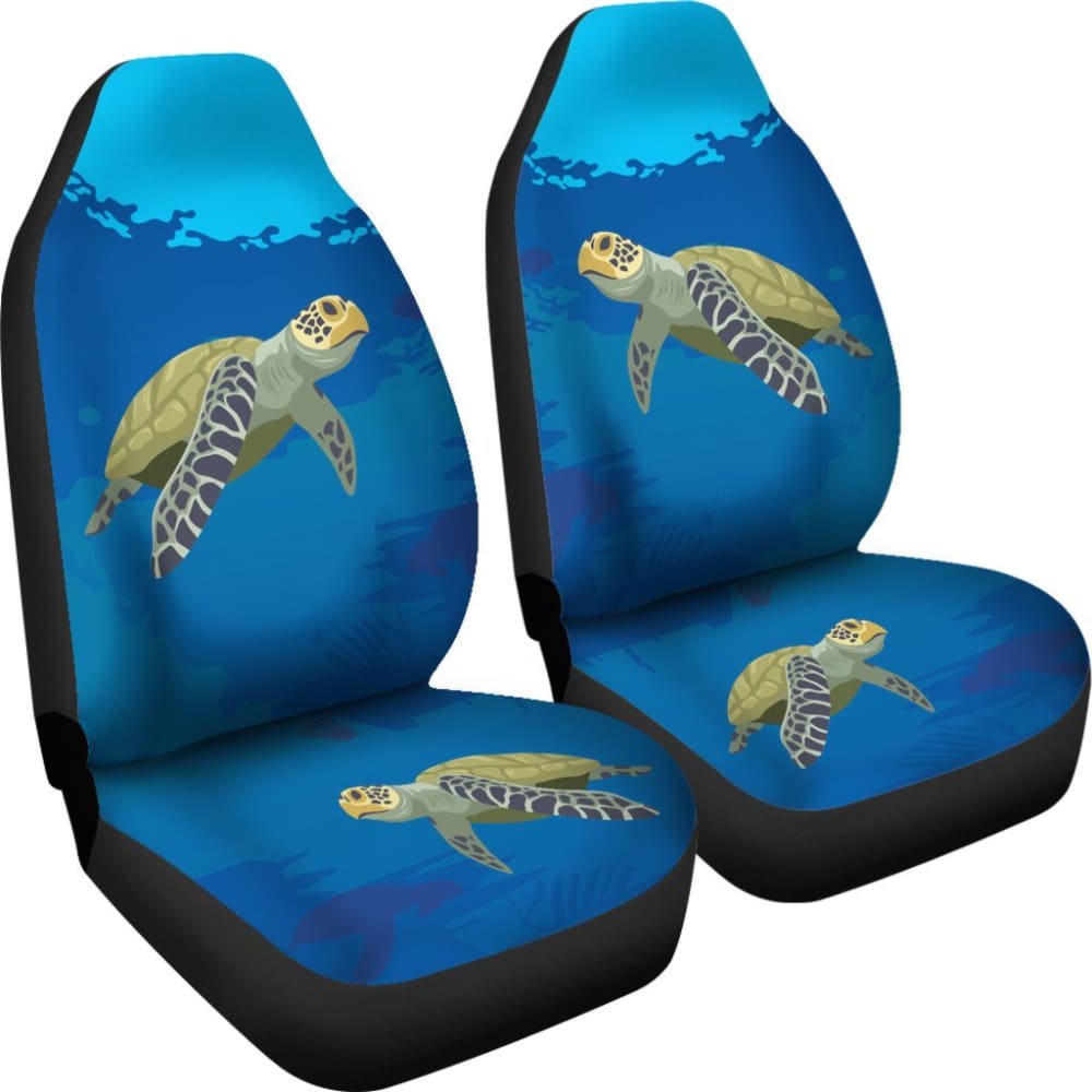 Sea Turtle Car Seat Covers 101819 - YourCarButBetter