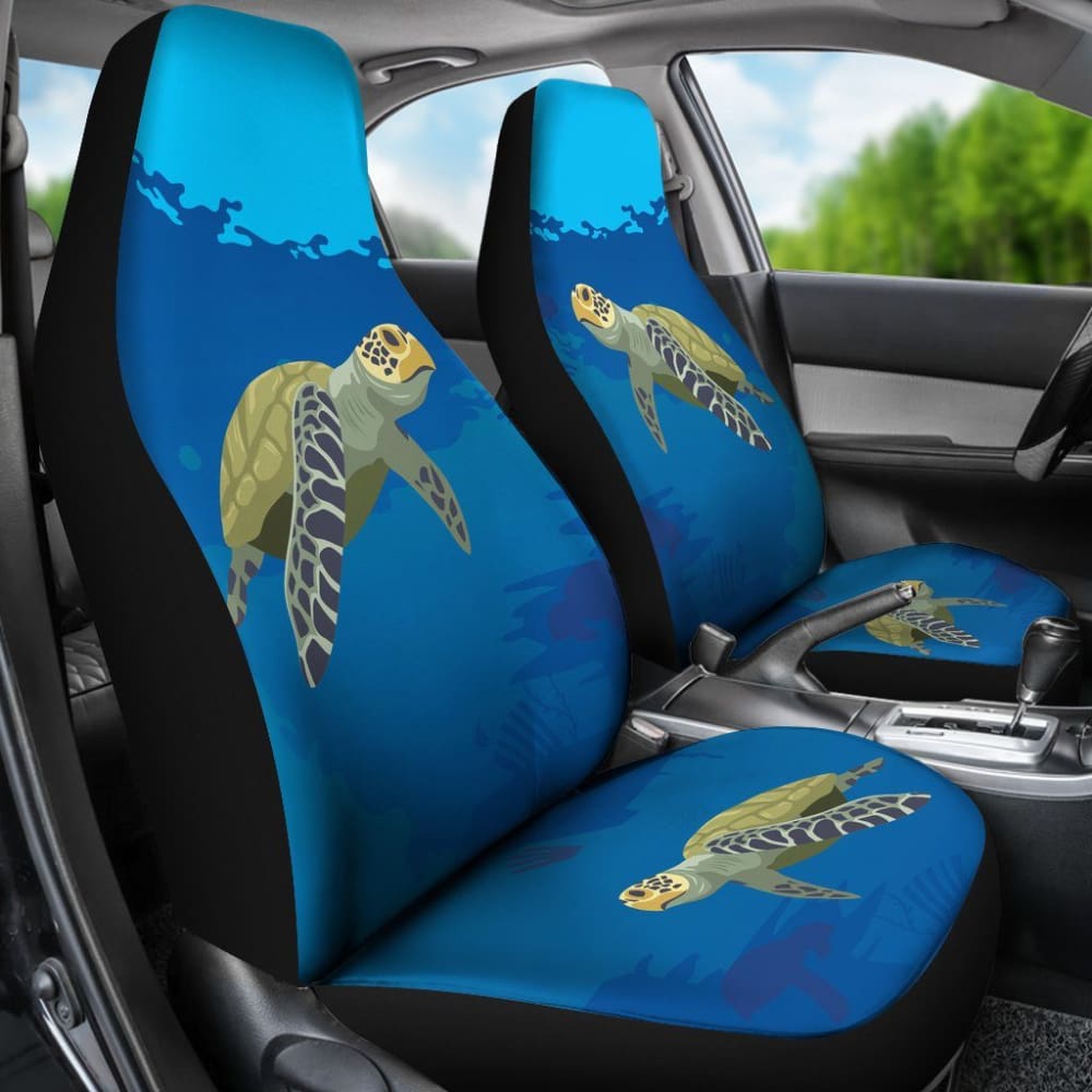 Sea Turtle Car Seat Covers 101819 - YourCarButBetter