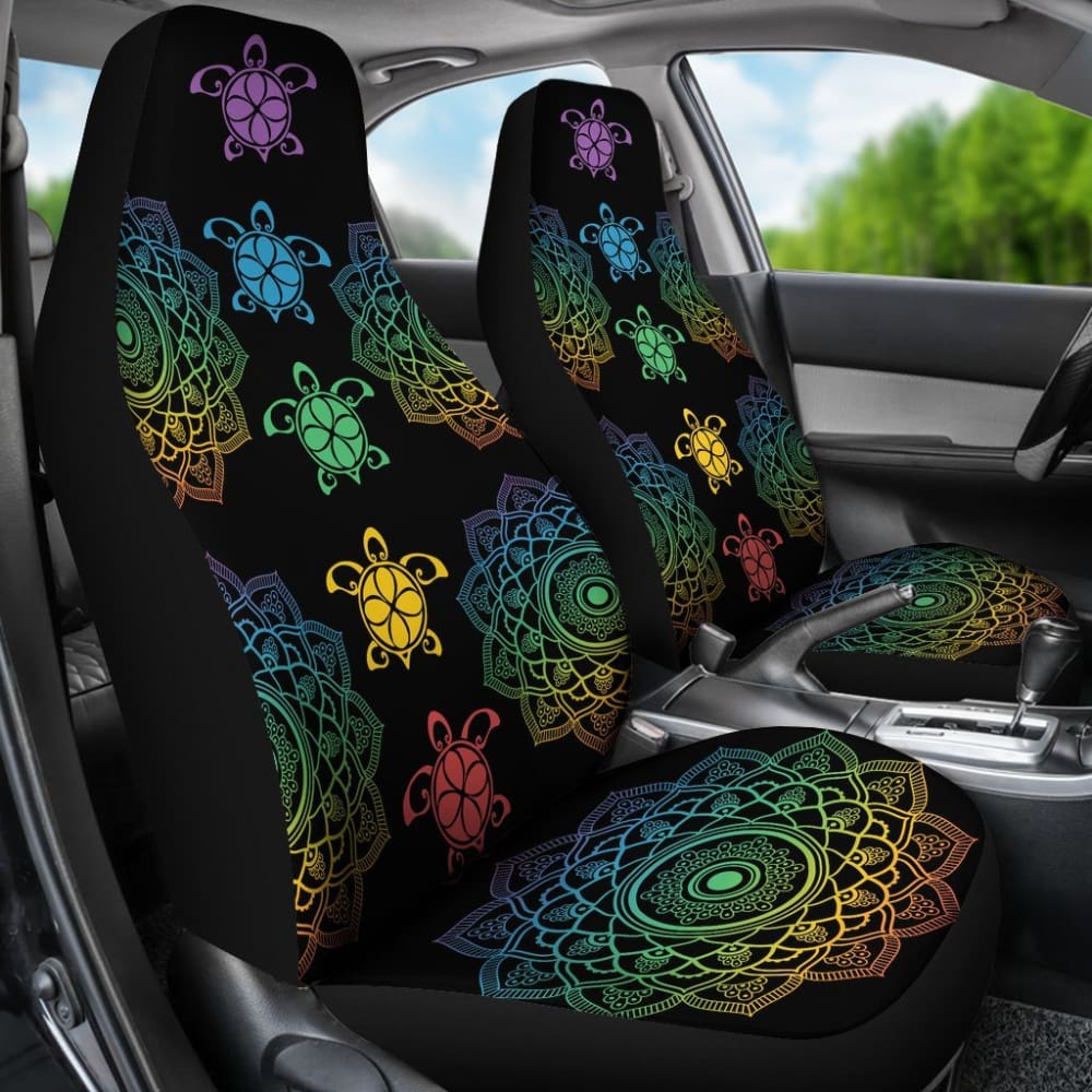 Sea Turtle Trip Colorful - Car Seat Covers 101819 - YourCarButBetter