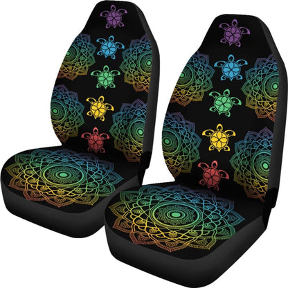 Sea Turtle Trip Colorful - Car Seat Covers 101819 - YourCarButBetter