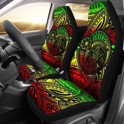 Seahorse Polynesian Car Seat Covers - Polynesian Tattoo Reggae - 174914 - YourCarButBetter