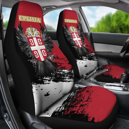 Serbia Car Seat Covers - Serbian Eagle Tattoo 174914 - YourCarButBetter