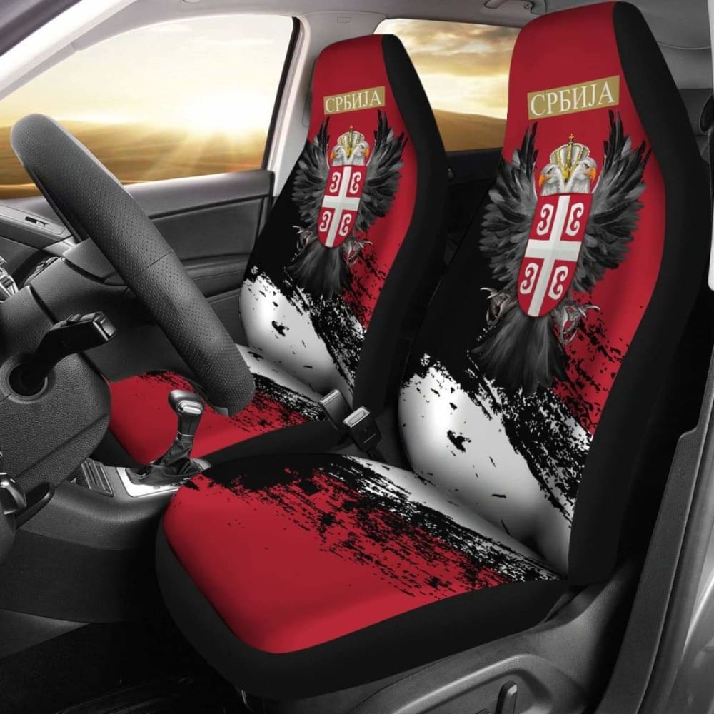 Serbia Car Seat Covers - Serbian Eagle Tattoo 174914 - YourCarButBetter