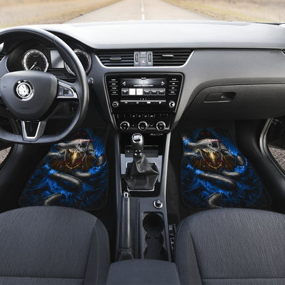 Set 4 Pcs Skull Dragon Car Mats 184610 - YourCarButBetter