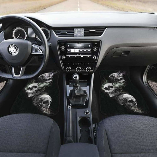 Set 4 Pcs Sugar Skull Car Mats 101207