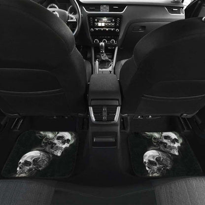 Set 4 Pcs Sugar Skull Car Mats 101207