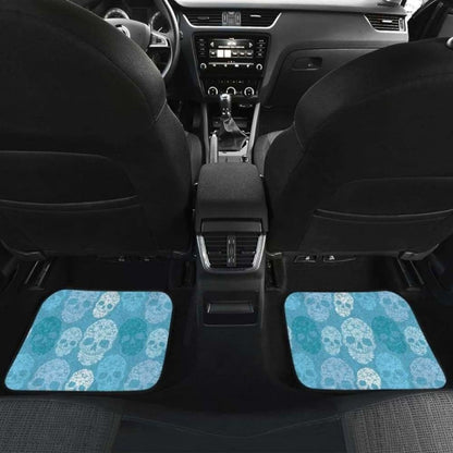 Set 4 Pcs Sugar Skull Car Mats 101207
