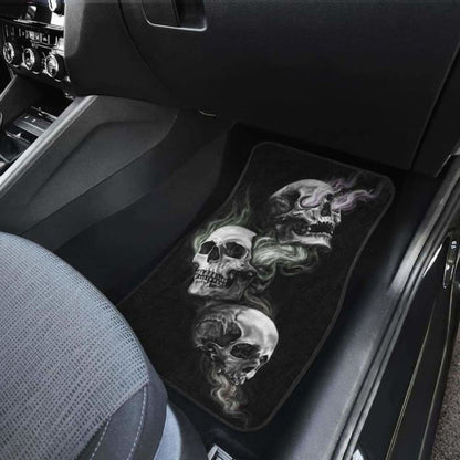 Set 4 Pcs Sugar Skull Car Mats 101207