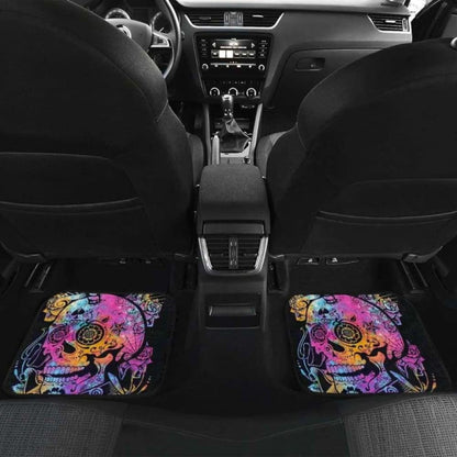 Set Of 4 Pcs Sugar Skull Car Mats 101207