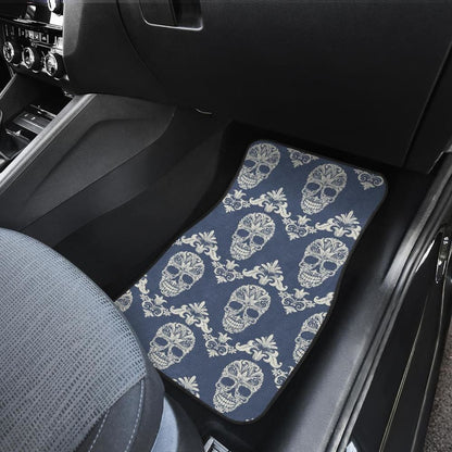 Set Of 4 - Sugar Skulls Car Mat Car Floor Mat 101819 - YourCarButBetter