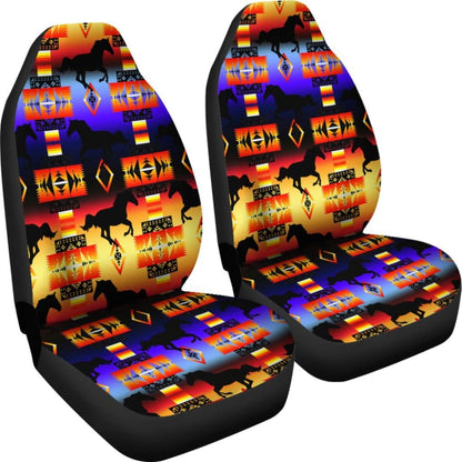Seven Tribe Horses Car Seat Covers 103131 - YourCarButBetter