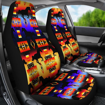 Seven Tribe Horses Car Seat Covers 103131 - YourCarButBetter