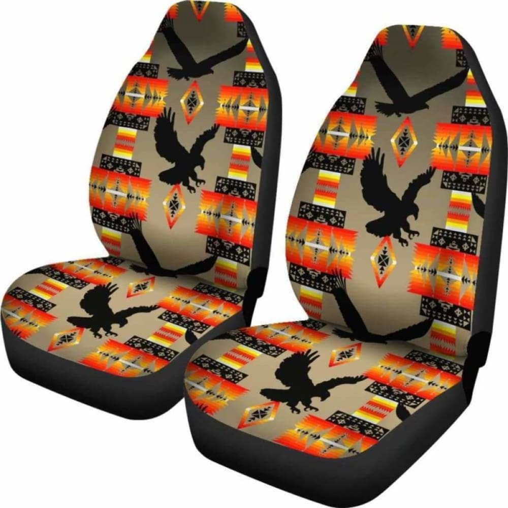 Seven Tribes Eagle Tan Car Seat Covers 110424 - YourCarButBetter