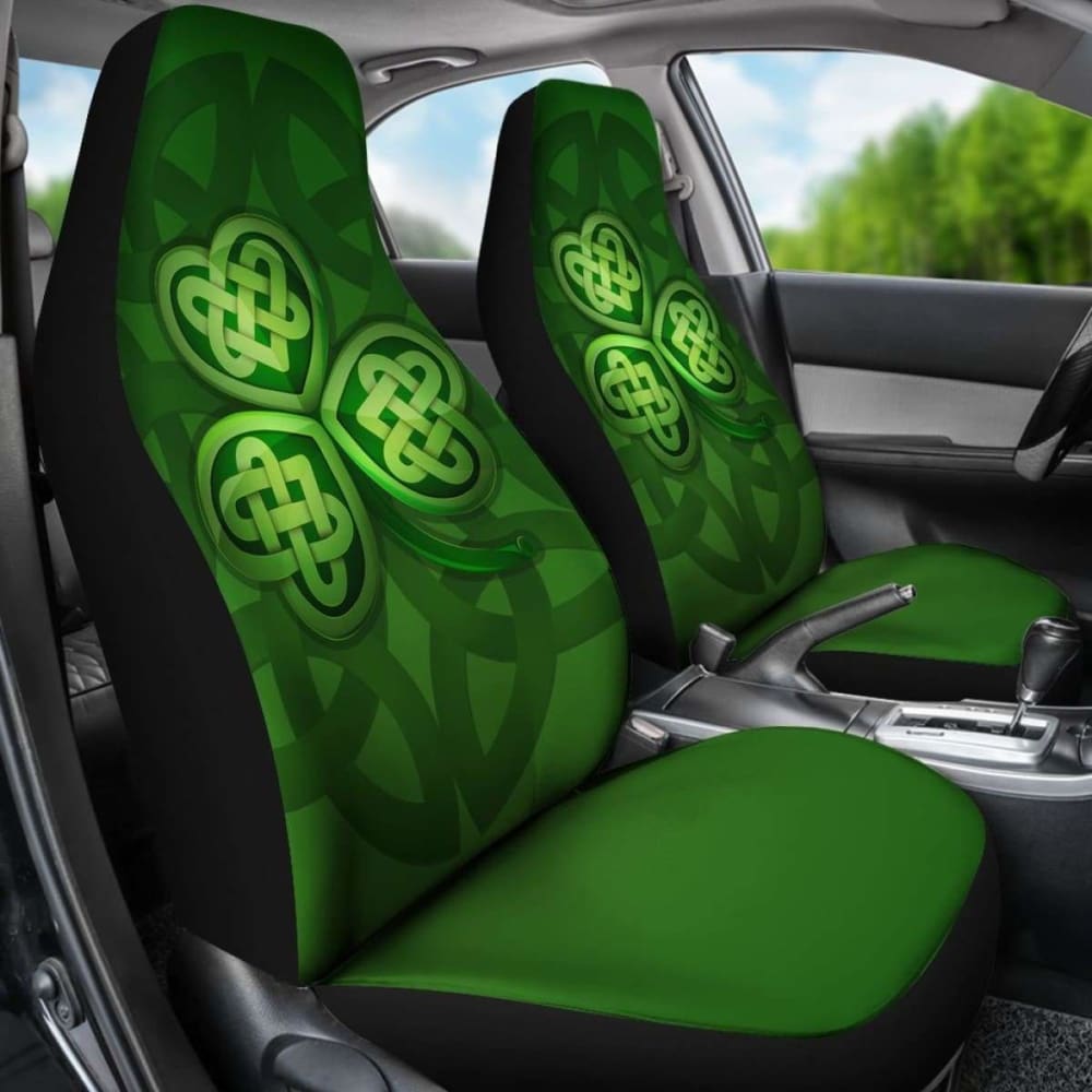Shamrock Celtic Car Seat Covers 154230 - YourCarButBetter