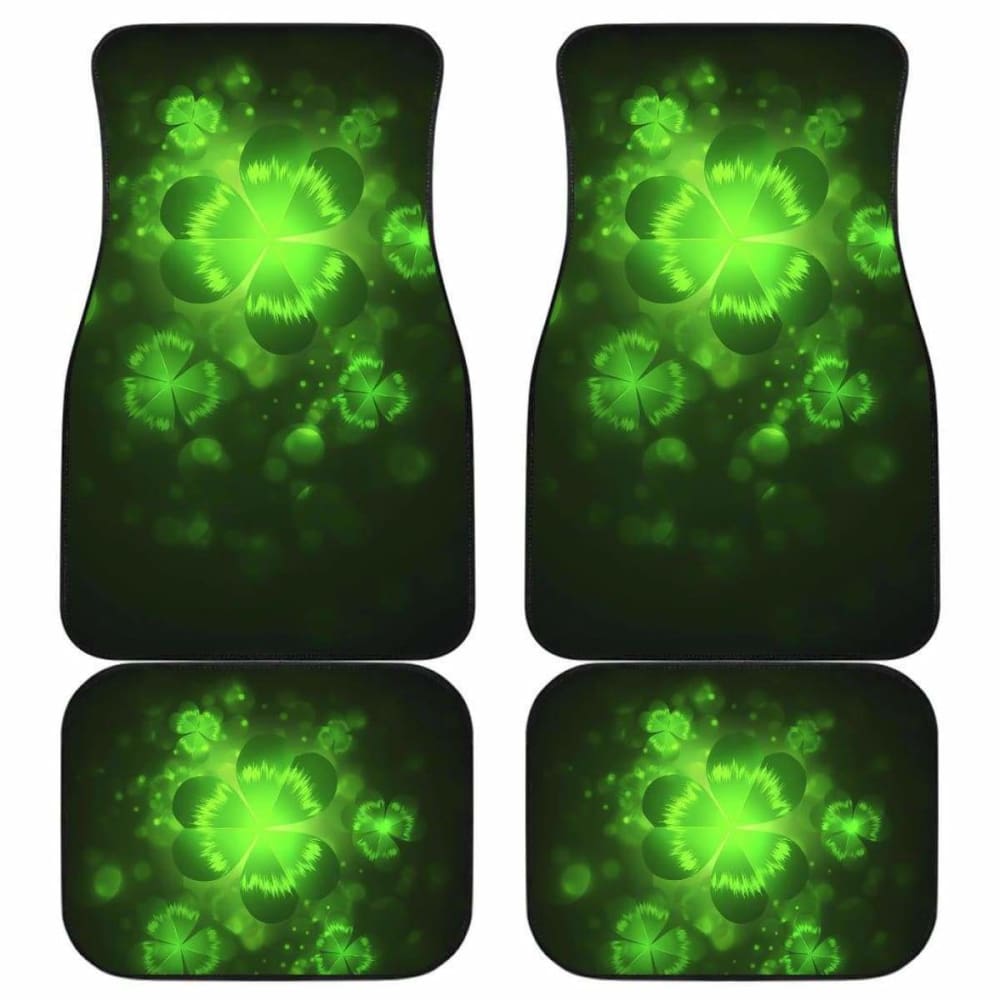 Shamrock Irish Light Car Floor Mats Amazing Gift Ideas 210202 - YourCarButBetter