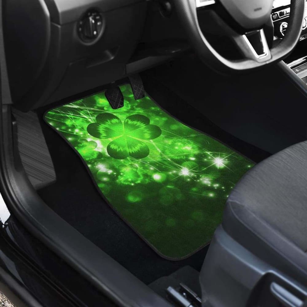 Shamrock Irish Light Car Floor Mats Amazing Gift Ideas 210202 - YourCarButBetter