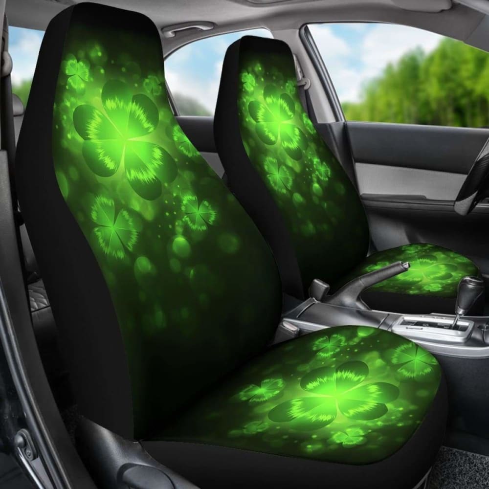 Shamrock Irish Light Car Seat Covers Amazing Gift Ideas 210202 - YourCarButBetter