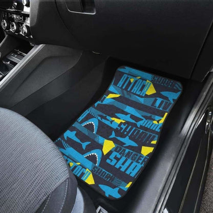 Shark Dangerous Front And Back Car Mats 102802 - YourCarButBetter