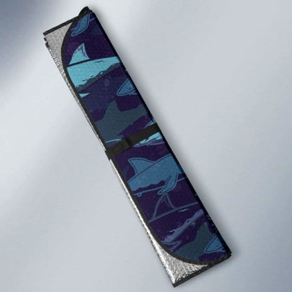 Shark Pattern Car Auto Sun Shades 085424 - YourCarButBetter