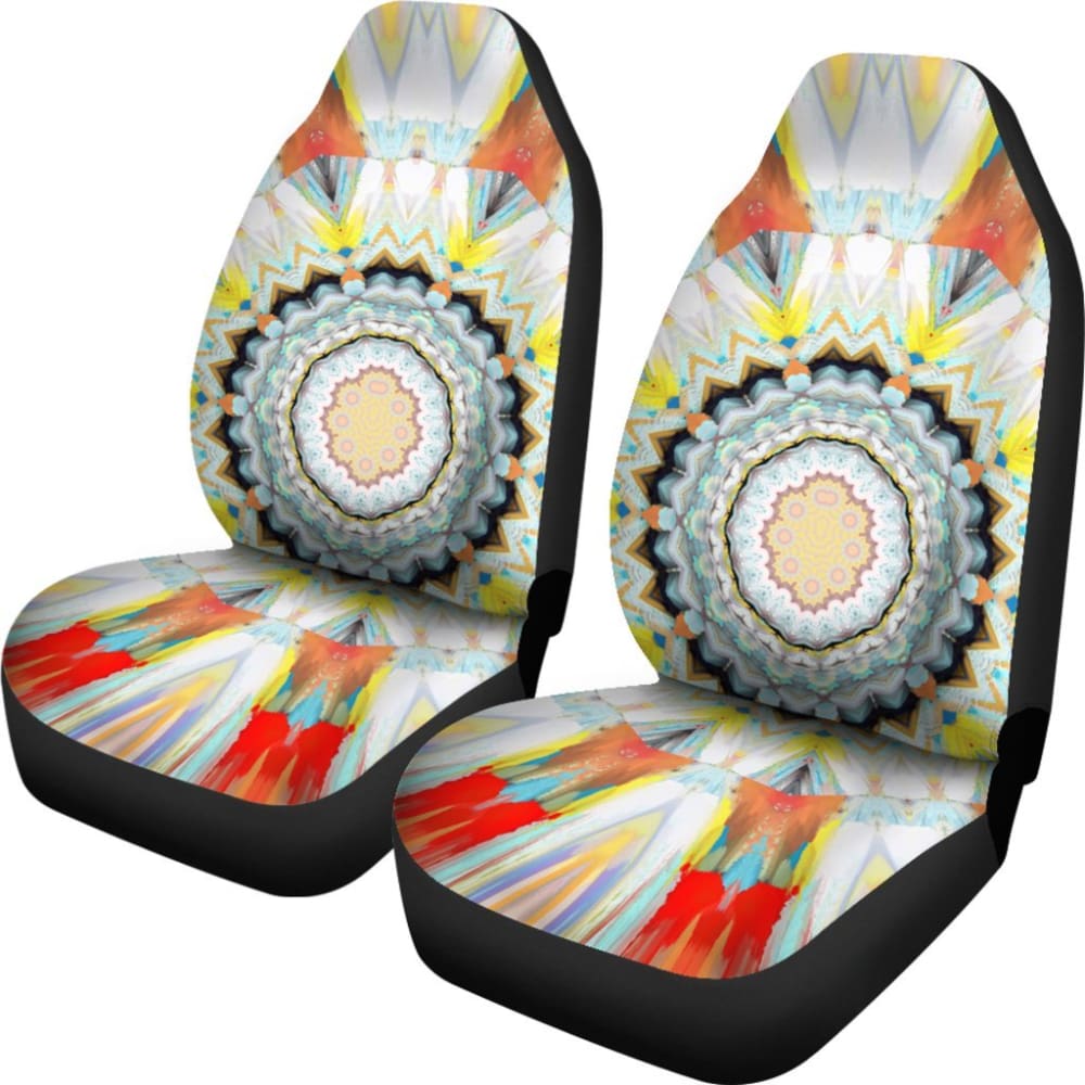 Shell Mandala Car Seat Covers 093223 - YourCarButBetter