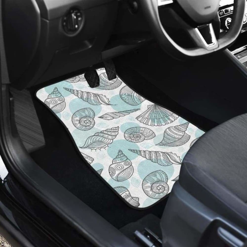 Shell Polynesian Tribal Front And Back Car Mats 174914 - YourCarButBetter