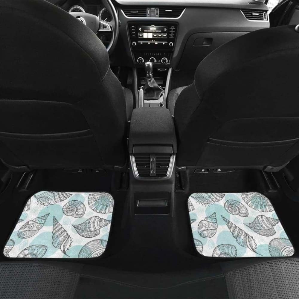 Shell Polynesian Tribal Front And Back Car Mats 174914 - YourCarButBetter