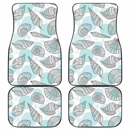 Shell Polynesian Tribal Front And Back Car Mats 174914 - YourCarButBetter