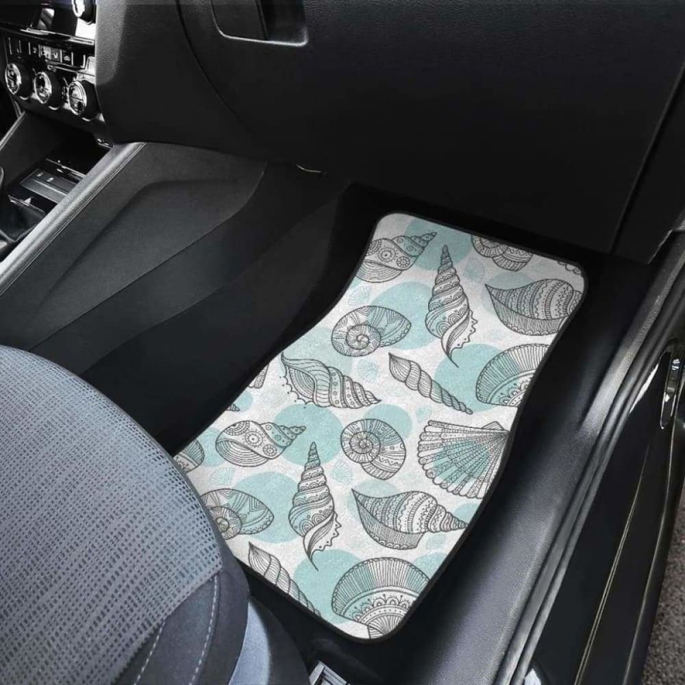 Shell Polynesian Tribal Front And Back Car Mats 174914 - YourCarButBetter