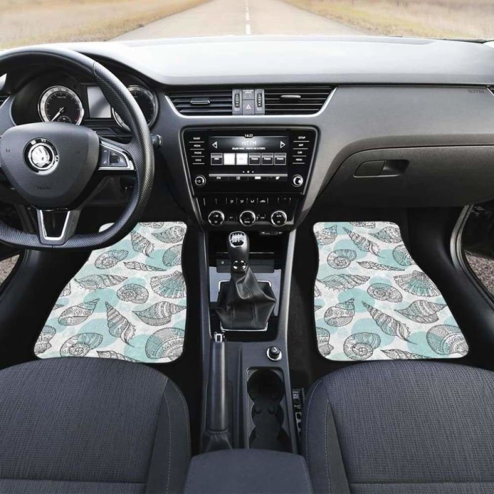 Shell Polynesian Tribal Front And Back Car Mats 174914 - YourCarButBetter