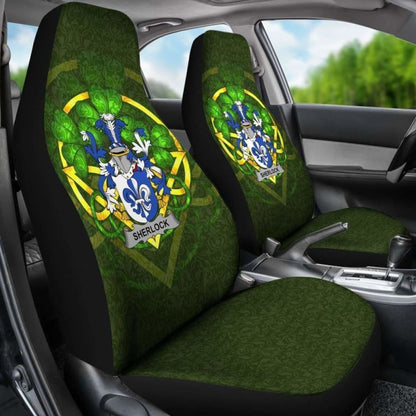 Sherlock Ireland Car Seat Cover Celtic Shamrock (Set Of Two) 154230 - YourCarButBetter