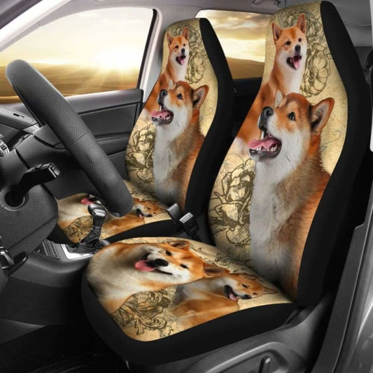 Shiba Inu - Car Seat Covers 094201 - YourCarButBetter