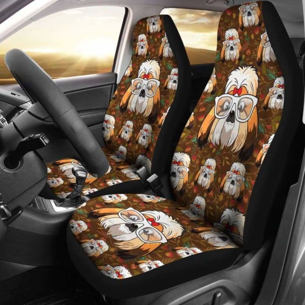 Shih Tzu Car Seat Covers 112428 - YourCarButBetter