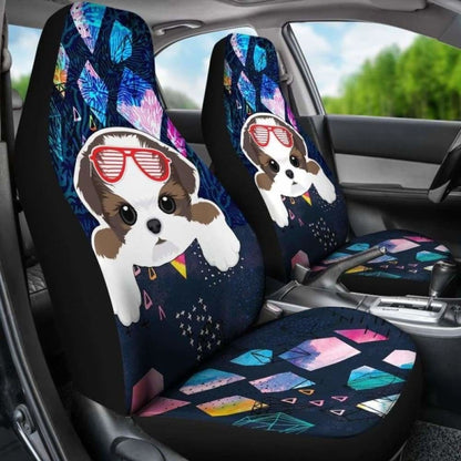 Shih Tzu Car Seat Covers 60 112428 - YourCarButBetter