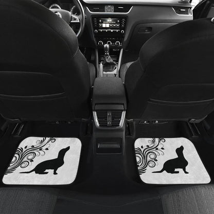Silhouette Dachshund Car Floor Mats Car Accessories Gift For Dog Lovers - Make Your Own Styles