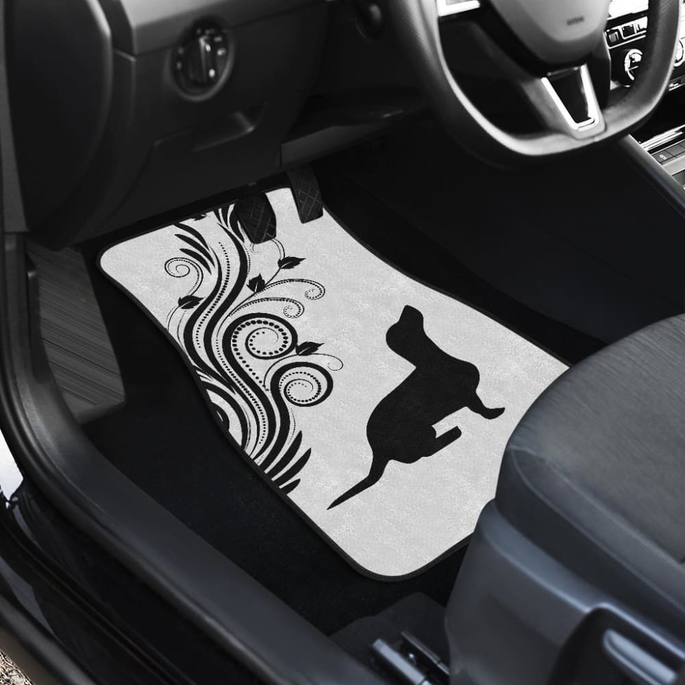 Silhouette Dachshund Car Floor Mats Car Accessories Gift For Dog Lovers - Make Your Own Styles