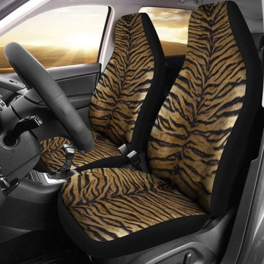 Skin Of Brown Tiger Car Seat Covers 113308