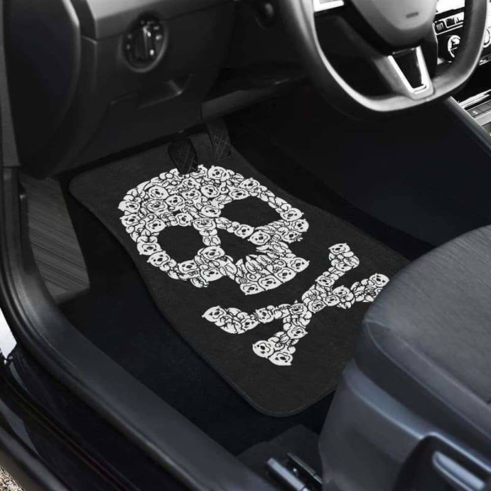 Skull Bears Car Floor Mats 153908 - YourCarButBetter