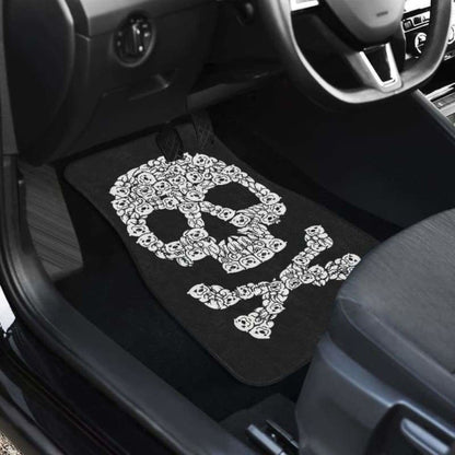 Skull Bears Car Floor Mats 153908 - YourCarButBetter