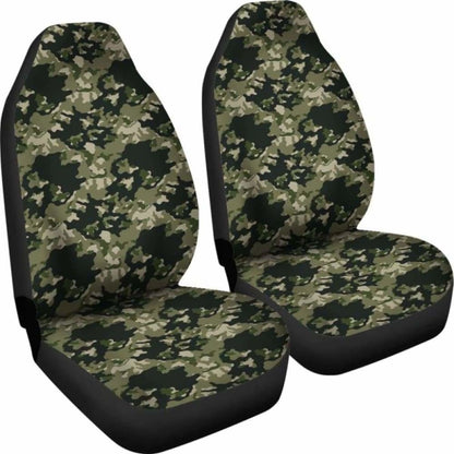 Skull Camouflage Camo Design Car Seat Covers 113208