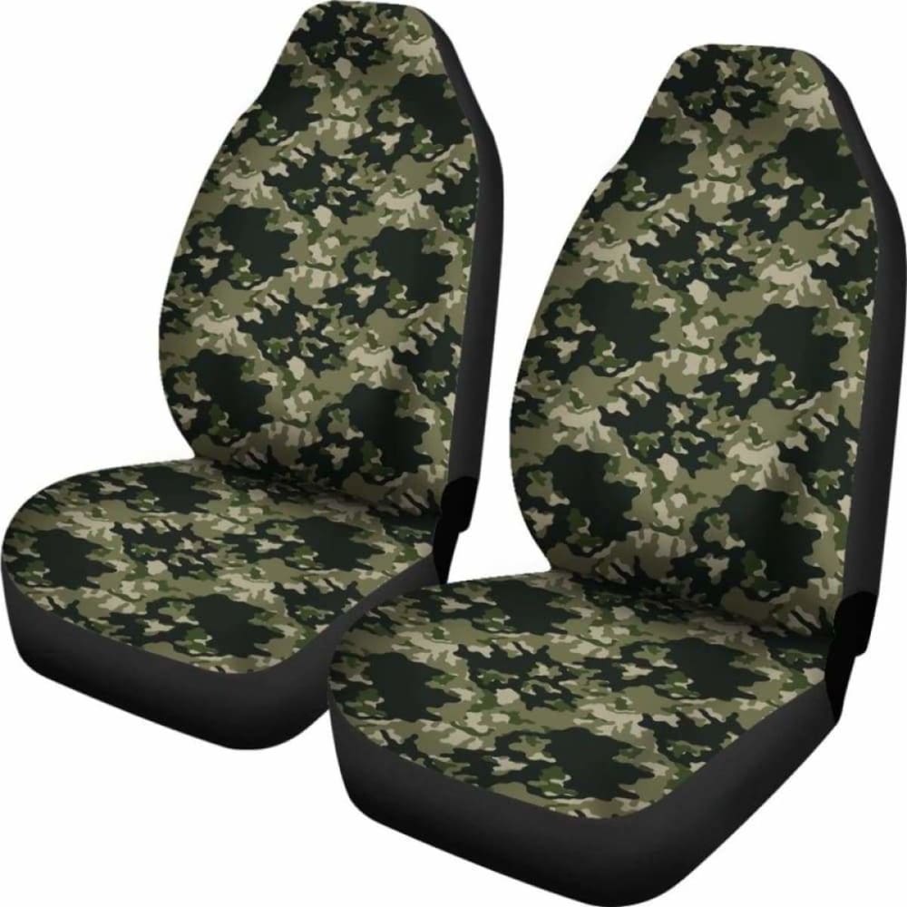 Skull Camouflage Camo Design Car Seat Covers 113208