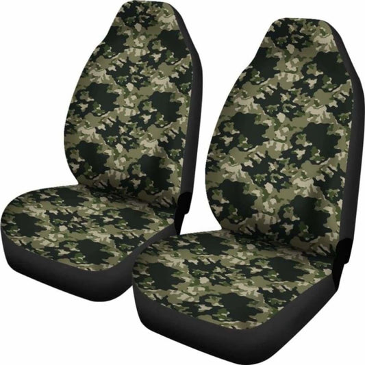 Skull Camouflage Camo Design Car Seat Covers 113208