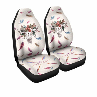 Skull Cow-2 Car Seat Covers 144730