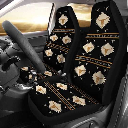 Skull Cow Pattern-2 Car Seat Covers 144730