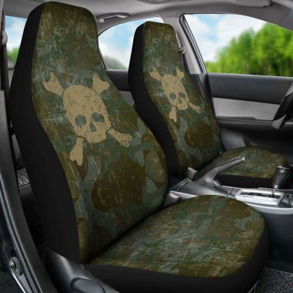 Skull & Crossbones Car Seat Covers (Set of 2) 160905