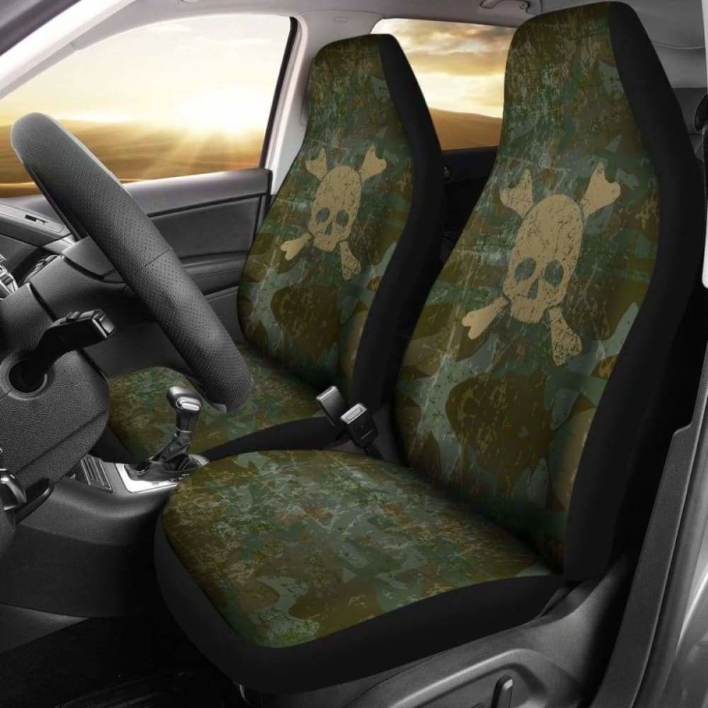 Skull & Crossbones Car Seat Covers (Set of 2) 160905