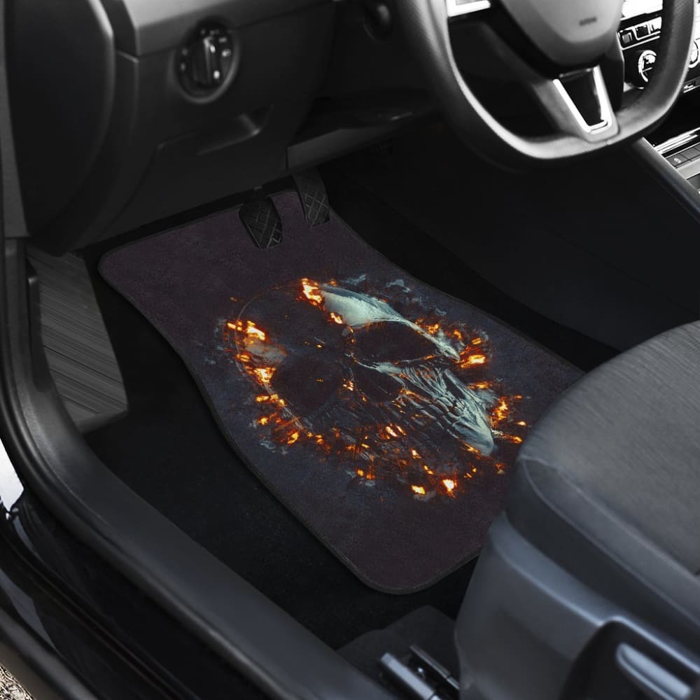 Skull Flare Car Floor Mats 210802